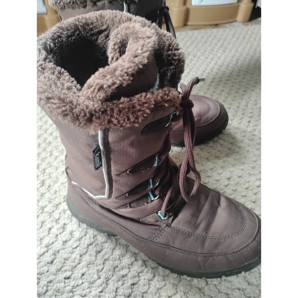 Women's Kamik Brooklyn Boots Size 8 Brown Snow Boots - Picture 2 of 7